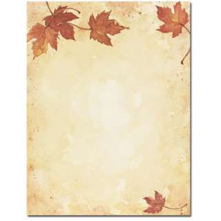 Fall Leaves Autumn Thanksgiving Flyer & Printer Paper  