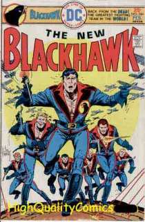 BLACKHAWK #244 246 247 248 249, Joe Kubert, 1976, Bio Lord, Military 