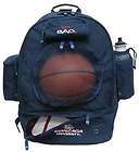 GONZAGA GU Basketball Back Pack with BALL POCKET, SHOE COMPARTMENT and 
