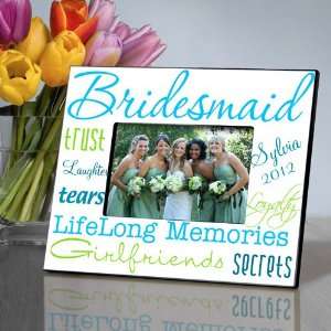  Wedding Favors Something Blue Bridesmaid Picture Frame 
