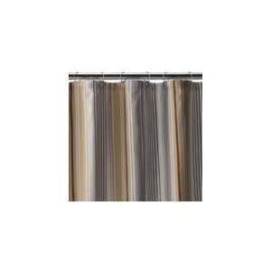 Fieldcrest® Luxury Multi Stripe Shower Curtain   Brown/Gray (72x72 