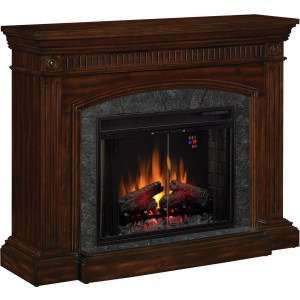   Electric Fireplace Insert & Mantel   Roasted Cherry