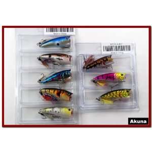   Topwater Bass & Trout Fishing Popper Lures   B
