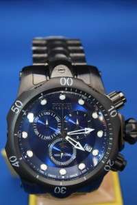   Reserve Venom Stainless Steel IP Band Blue Dial Swiss Watch New  
