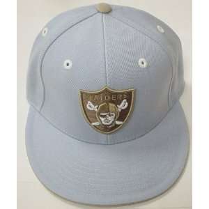   Raiders Kolors Fitted Flat Bill Reebok Hat Size 7