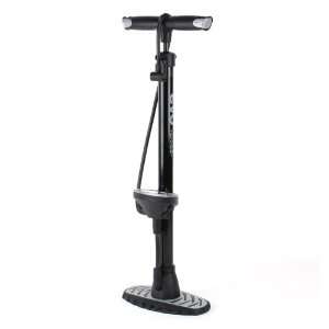  Evo Tempest Floor Pump W/Gauge, Black   160Psi Sports 