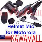   Helmet Black Earphone Mic for Motorola Talkabout T9550 radio