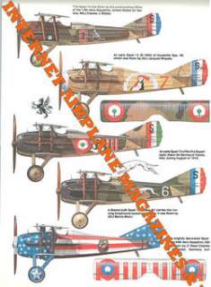 SQUADRON SIGNAL SPAD FIGHTERS IN ACTION WW1 ESCADRILLE  