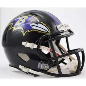   Ravens Riddell Speed Mini Football Helmet Sports Collectibles