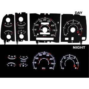  1991 1994 Ford Ranger with RPM Black Indiglo Glow Gauge 91 