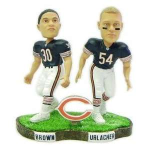   Urlacher & Brown Forever Collectibles Bobble Mates