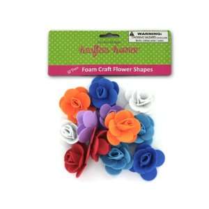  48 Pack of 12 piece foam flowers (assorted colors 