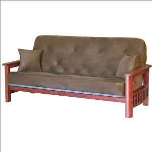  Chocolate Simmons Futons Capitol Futon with Deluxe 