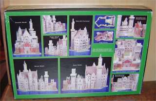 Wrebbit Alpine Castle 3 D puzzle 1000 pc Milton Bradley  