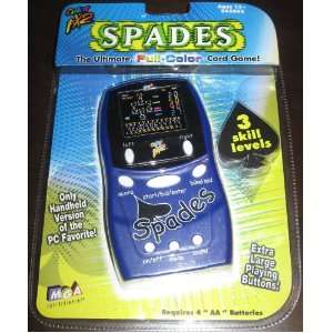  Electronic Color Spades Handheld Card Game Toys & Games