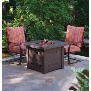  Square Table Gas Fire Pit, 36 SQ GAS FIREPLACE 