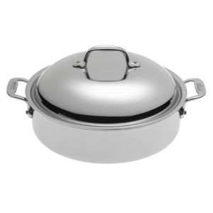  All Clad Stainless Collection Sauteuse with Domed lid 4 