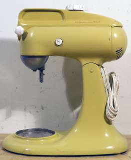 Yellow KitchenAid Household Mixer Model 4C  