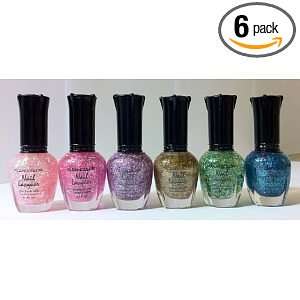   Nail Lacquers 6 Colors   Set 3 (Glitters)