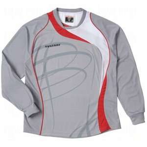   Long Sleeve Goalie Jersey Silver/White/Red/Small