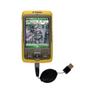  Retractable USB Cable for the Trimble Juno SB with Power 