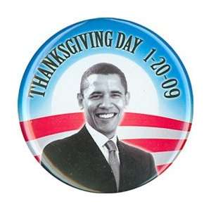  campaign button Thanksgiving Day 1 20 09 barack obama 2 1 