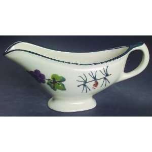  Hartstone Woodland Gravy Boat, Fine China Dinnerware 