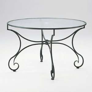   Table Finish Aged Green, Glass Type Obscure Patio, Lawn & Garden