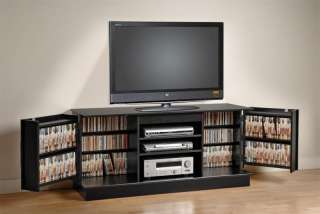 Plasma/LCD TV Stand/Console w Media CD/DVD Storage  