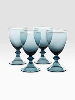 Diane von Furstenberg Home   High Rise White Wine Glasses, Set of 4