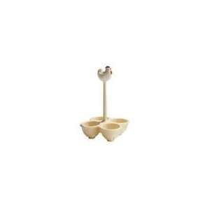 Alessi Coccodandy Egg Basket for Cooking Eggs Ivory  