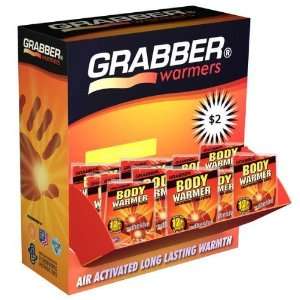  Grabber 12 Hour Adhesive Body Warmer 120ct Display Case 