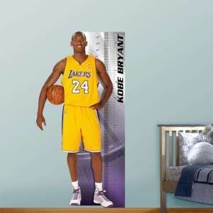 Kobe Bryant Growth Chart Los Angeles Lakers NBA Fathead  