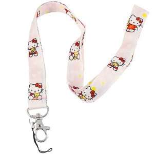  Floral Lanyard, Light Pink Hello Kitty Cell Phones & Accessories