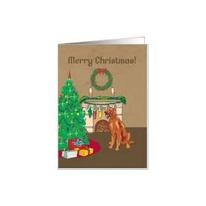  Christmas Tree Irish Setter Christmas Card Card Health 