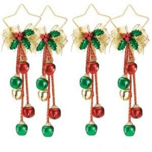  Christmas Bell Ornaments Set of 4