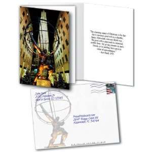  Atlas Statue Holiday Greeting Card (25 pack) Everything 