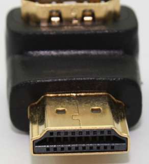 90 Degree Angle Shaped HDMI Male to Female M/F Converter Adapter 