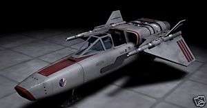 MK I ASP Colonial Battlestar Galactica Dried Wood Model  