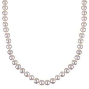  Honora 7 7.5mm White Freshwater Cultured Pearl Necklace 
