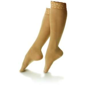 Dr. Comfort Shape to Fit Sheer Lace Hosiery for Women 10 15 mmHg SMALL 