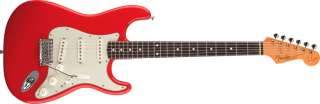 Fender Mark Knopfler Stratocaster Electric Guitar, Hot Rod Red   Strat 