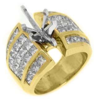 CARAT WOMENS DIAMOND ENGAGEMENT RING SEMI MOUNT MARQUISE CUT YELLOW 