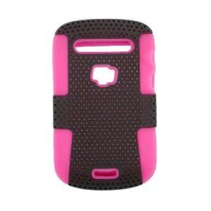   IN 1 HYBRID SILICON CASE BLACK/HOT PINK Cell Phones & Accessories
