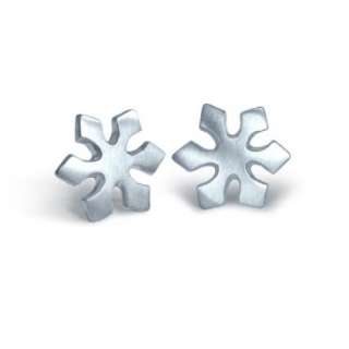 Alex Woo Little Seasons Sterling Silver Snowflake Earrings 
