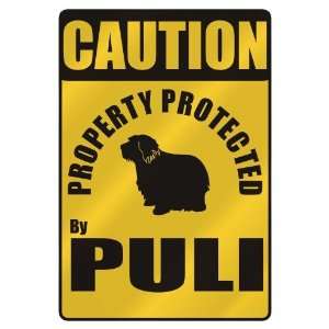   PROPERTY PROTECTED BY PULI  PARKING SIGN DOG