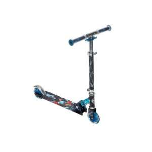  Huffy THOR Inline Folding Scooter (Gloss Black) Sports 
