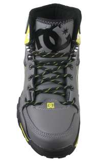 DC Shoes Mens Hi Cut Sneakers 302397 Versatile High WR Gray  