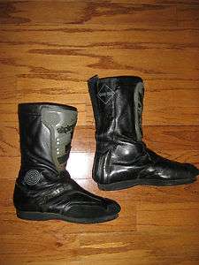 MENS ALPINESTARS GORE TEX MOTORCYCLE BIKE BOOTS SIZE 8M Made in Italy 