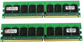  DDR2 2GB (2x1GB) 533MHz PC2 4200 ECC CL4 240 Pin Unbuffered DIMM 